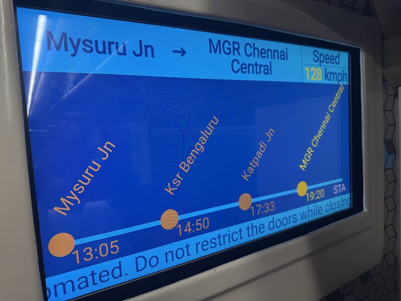 File:Vande Bharat Express - Top Speed in Tamil Nadu.jpg